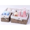 Vintiquewise Storage Basket, Brown, Seagrass, 3 PK QI003421.3